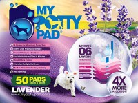My Potty Pad  殿堂吸寵物尿墊 50片裝 (薰衣草味) ​45 cm x 60cm