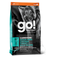 GO! SOLUTIONS™ 活力營養系列-無穀物雞肉+火雞+鴨肉成年狗糧配方 22LBS