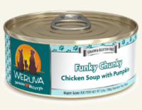 WeRuVa 狗罐頭 經典系列 雞湯+無骨去皮雞胸肉+南瓜 Funky Chunky  156G