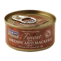 Fish4Cats SARDINE AND MACKEREL (CSW601) 沙甸及鯖魚 70g