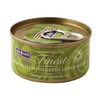 Fish4Cats Finest TUNA FILLET W GREEN LIPPED MUSSELS (CTW656) 綠唇貽貝及吞拿魚柳 70g