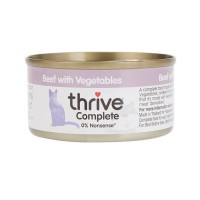 Thrive 脆樂芙 整全貓罐頭 (牛肉、蔬菜) 75G