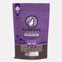 Purpose - Carnivore Rabbit 單一蛋白 兔肉凍乾生肉全貓主食糧 9oz