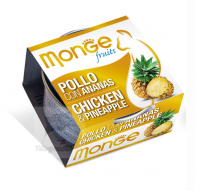 MONGE 水果系列 - 鮮雞肉配菠蘿 貓罐頭 80g