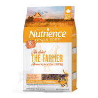 Nutrience Grain Free 無穀物風乾全貓糧 - 農場配方 雞、火雞及三文魚 400G 