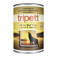 PetKind Tripett 無穀物狗罐頭 - 牛肉, 鴨肉及三文魚肉配方 14oz