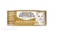 Country Naturals 無穀物 牛肉走地雞角切肉塊配方 貓罐頭 2.8oz