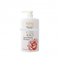 SPA Rose & Dead Sea Salt Minerals Shampoo 玫瑰&死海鹽滋潤潔毛啫喱500ML (PET30-5)