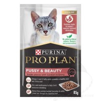 PURINA® PRO PLAN® 濕糧成貓美毛亮麗配方(醬汁三文魚) 85G