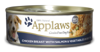 APPLAWS 狗罐頭 雞胸三文魚蔬菜 156G