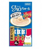 CIAO 吞拿魚+帶子醬14G SC-77