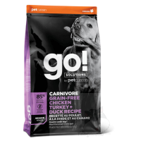 GO! SOLUTIONS™ 活力營養系列-無穀物雞肉+火雞+鴨肉老齡狗糧配方 12LBS