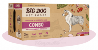Big Dog BARF For Dog 大笨狗 Comb 四寶肉急凍生肉狗糧 (12x250g) 3kg