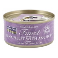 Fish4Cat TUNA FILLET W ANCHOVY (CTW332) 鳳尾魚吞拿魚柳 70g