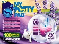 My Potty Pad  殿堂吸寵物尿墊 100片裝 (薰衣草味) ​33 cm x 45cm