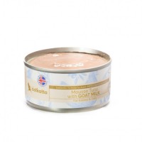 Astkatta Kittens & Cats  Mousse Tuna with Goat Milk 保健主食罐 (無卡拉膠) 幼貓及成貓配方 山羊奶吞拿魚慕絲 (營養罐/孕貓/手術後康復貓適用) 80g