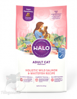 HALO 自然光環 無穀野生三文魚 & 白魚配方 幼貓糧 10lb 