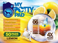 My Potty Pad  殿堂吸寵物尿墊 50片裝 (檸檬味) ​45 cm x 60cm  