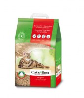 Cat's Best 不黏毛黏結木粗粒貓砂 (紅色) (8.6KG)
