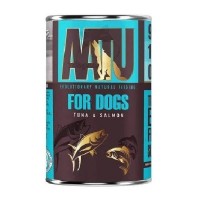 AATU狗用主食罐頭 吞拿魚 & 三文魚 全配方 400G 