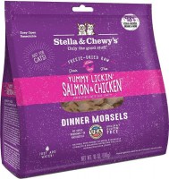Stella & Chewys 凍乾脫水肉粒 - Yummy Lickin' Salmon and Chicken Dinners for Cats 舔舌之選(三文魚及雞肉配方) 3.5OZ