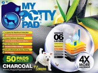 My Potty Pad  殿堂吸活性炭寵物尿墊 50片裝 (檸檬味) ​45 cm x 60cm