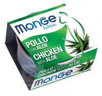 MONGE 水果系列 - 雞肉蘆薈 (幼貓適用) 貓罐頭 80g