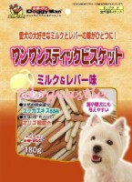 Doggy Man 牛奶雞肝手指餅 180g