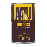 AATU狗用主食罐頭 豬肉配野豬全配方 400G