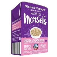 STELLA & CHEWY'S 貓貓濕糧 啖啖濃湯肉粒 (Morsels) 雞肉三文魚 (粉紅) 5.5oz