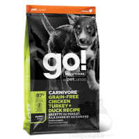 GO! SOLUTIONS™ 活力營養系列-無穀物雞肉+火雞+鴨肉幼齡狗糧配方 12LBS